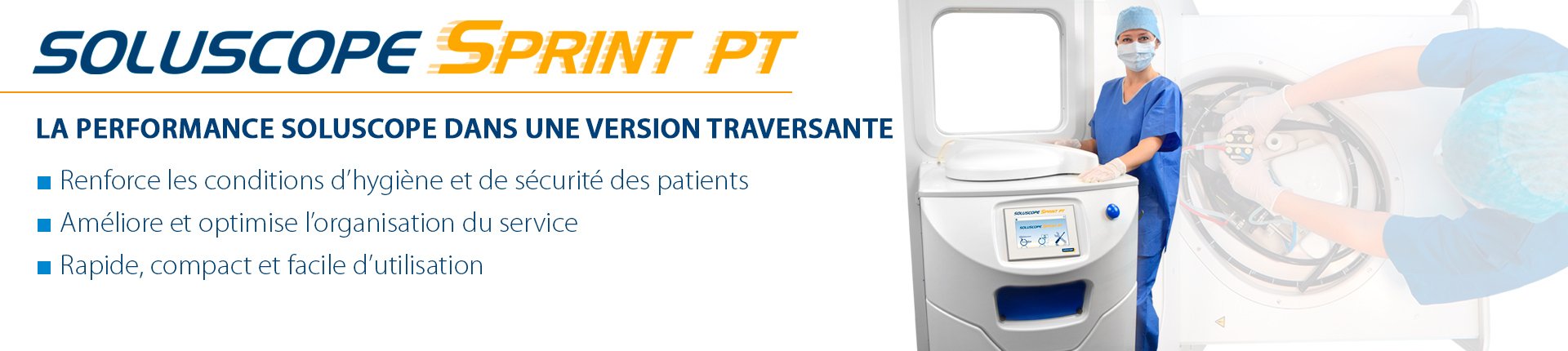 Soluscope endoscope hygiène désinfection stockage lavage désinfecteur